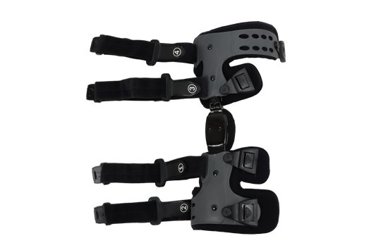 Adjustable unilateral knee joint brace knee internal and external flip corrector support brace orthotic device